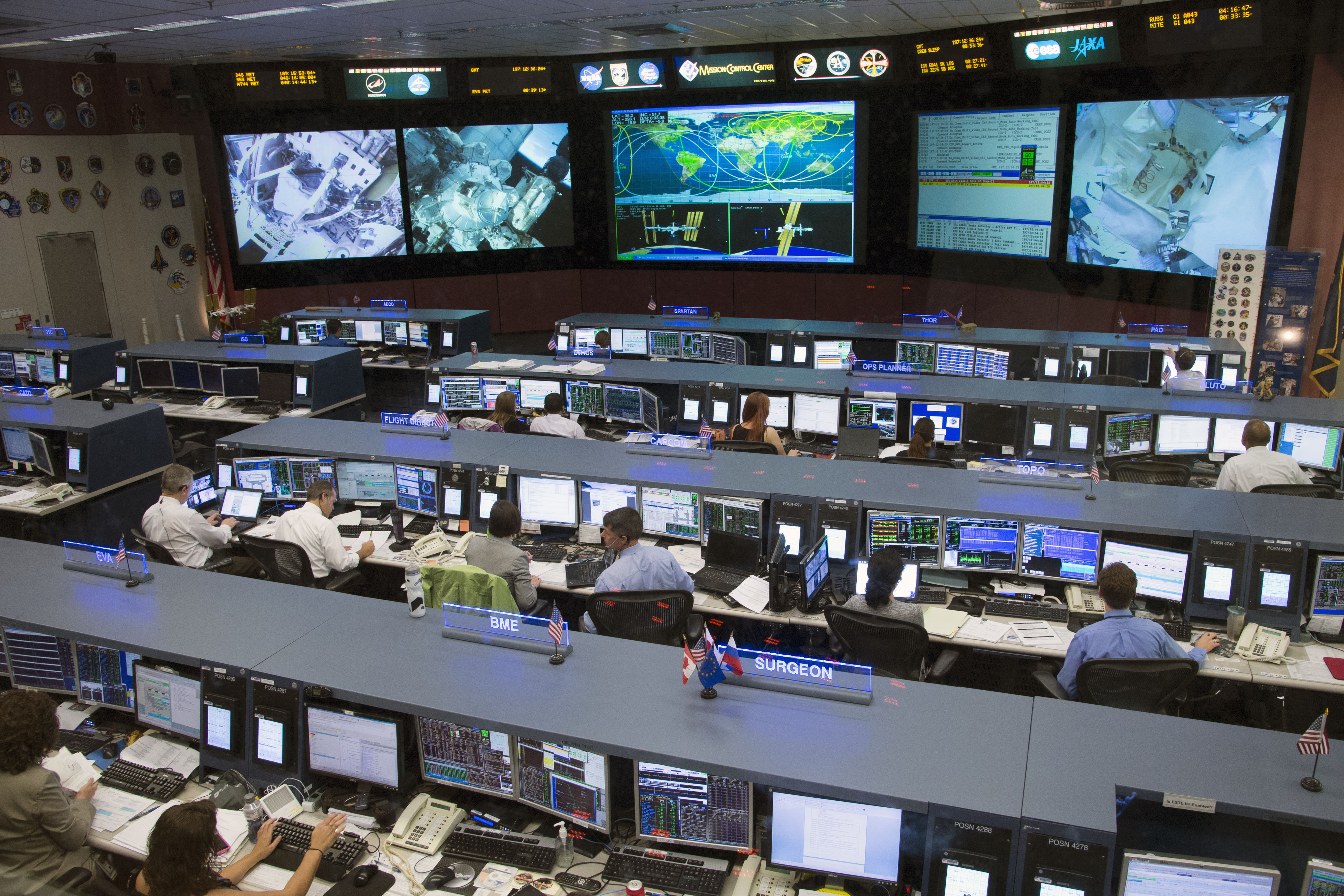NASA Mission Control Center